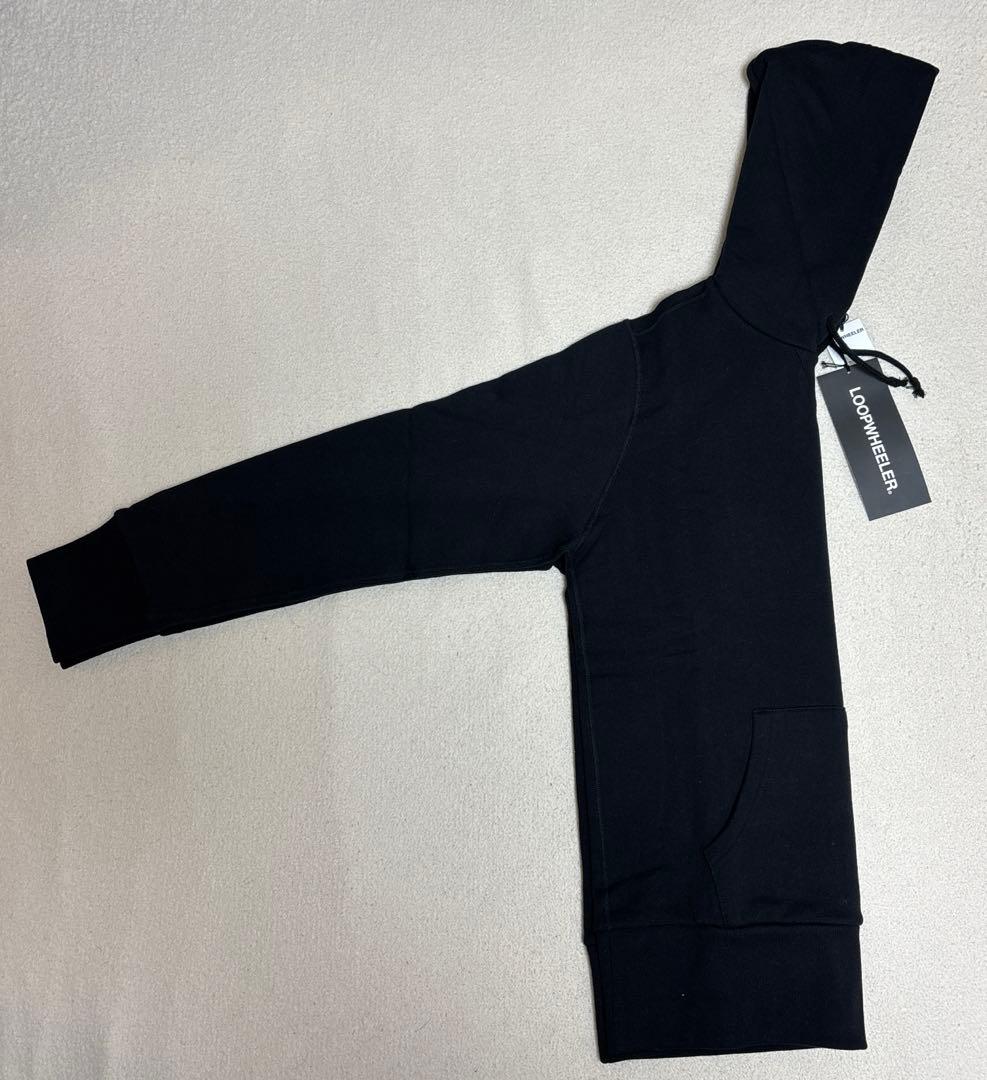 【定価 30,800円】ループウィラー プルオーバー パーカ ブラック 黒 新品