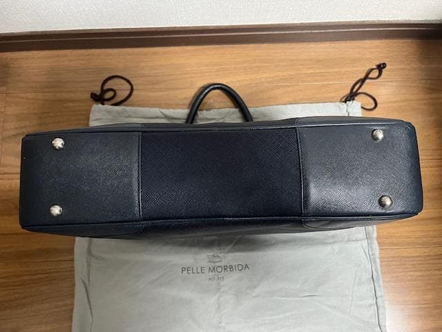 PELLE MORBIDA Capitano　2WAYビジネスバッグ　ネイビー