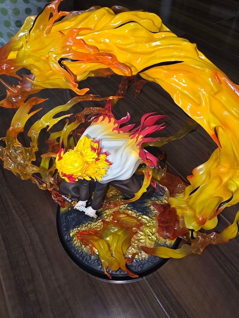 [美品]鬼滅の刃 フィギュア　煉獄杏寿郎-炎の呼吸 奥義 玖ノ型・煉獄