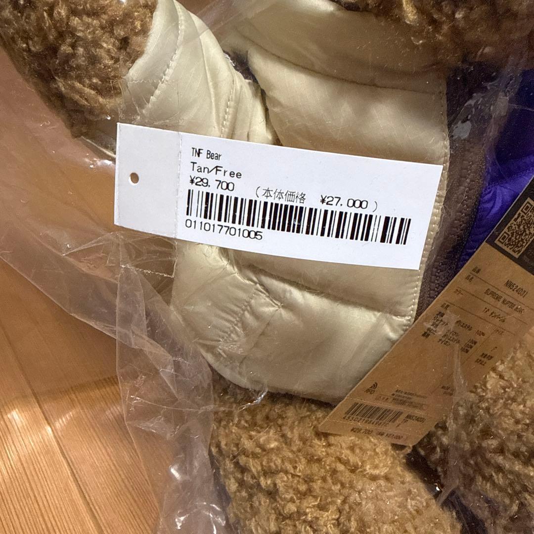 supreme nuptse bear 未開封