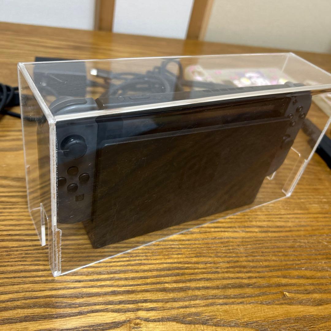 【美品】即日発送！Nintendo Switchグレー本体、SDカード付き！