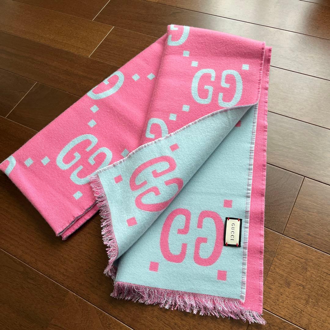 GUCCI タオル ピンク