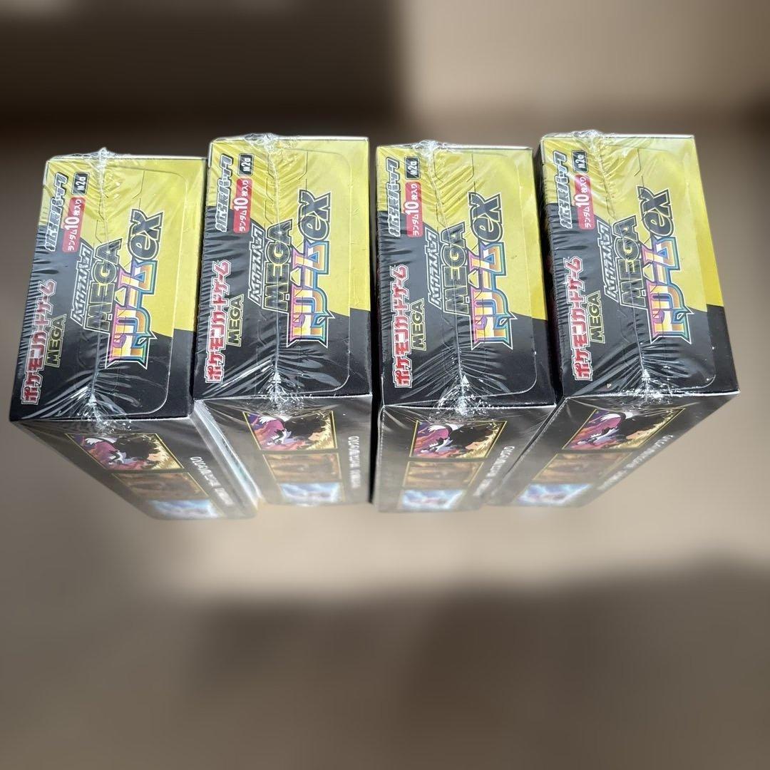 シュリンク付きポケモンカードMEGA ハイクラスパック ドリーム ex 4BOX