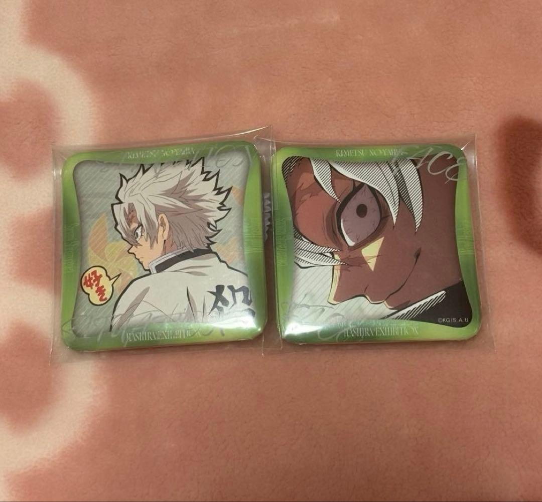 鬼滅の刃 不死川実弥 柱展 柱百景 マニアック缶バッジ