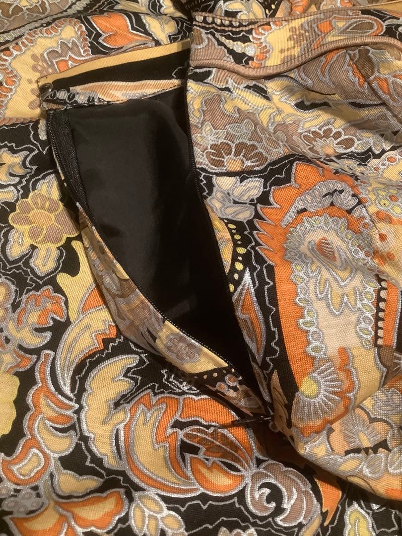 LEONARD ウール&シルク 花柄 タイトスカート 極美品 SALE‼️