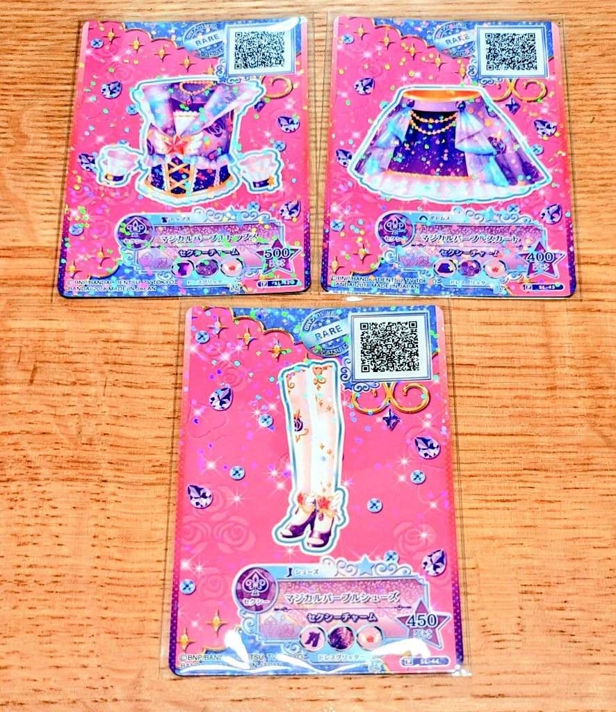 最安値】【最終値下げ】アイカツ マジカルパープルコーデ セレクション