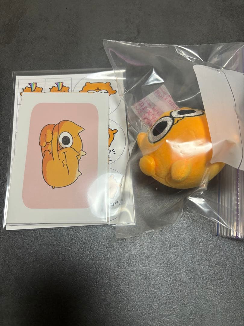 うんたねこ　ぬいぐるみ　 おまけポストカード&ネットプリントシール初期