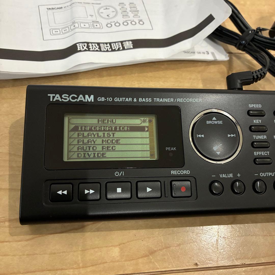 別売アダプターセットTASCAM GB-10 ギター・ベーストレーナーレコーダー
