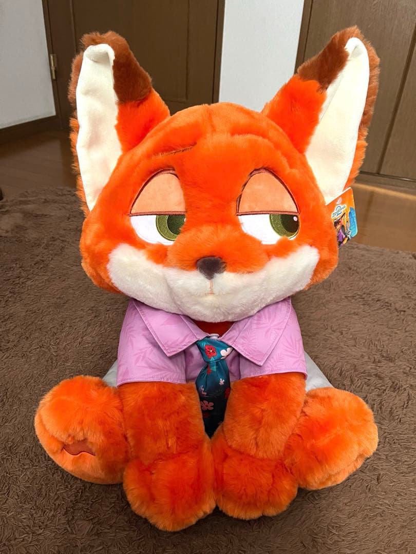 コストコ ディズニー ズートピア2 ニック・ワイルド ぬいぐるみ