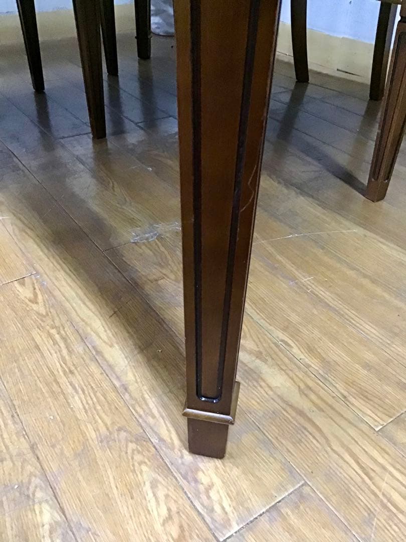 管376☆マルニ☆maruni☆地中海☆ダイニングテーブル☆チェア4脚