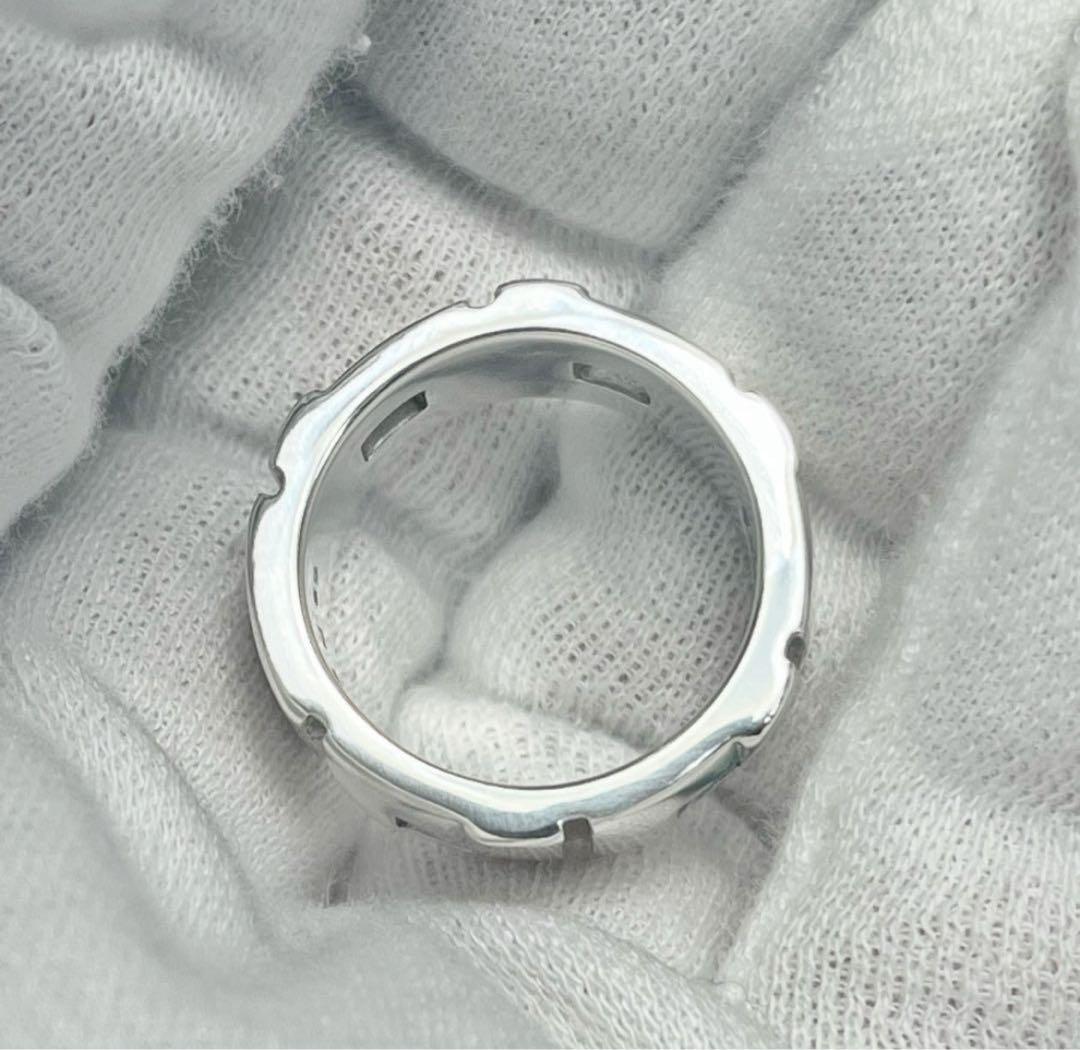 美品　GUCCI 指輪　Gスクエアワイドリング　15号