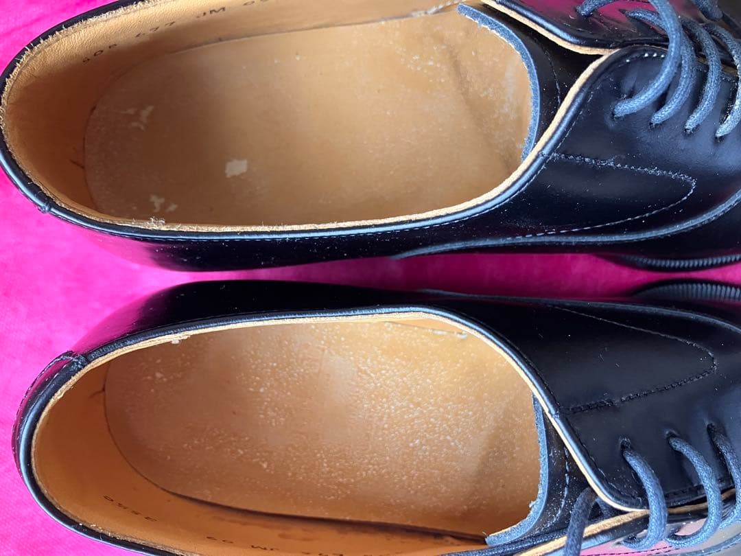 REGAL ブラック ストレートチップ レザーシューズ 革靴