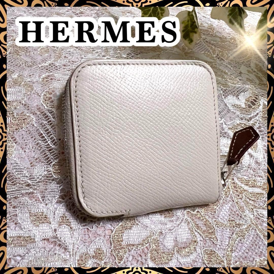 お買い得！極美品★エルメス アザップ シルクイン コンパクト ミニ★正規品