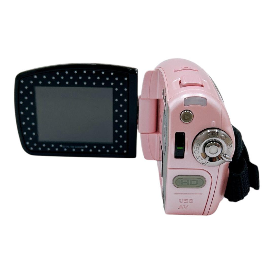 【希少レア品】ハローキテイ デジタルハイビジョンビデオカメラ ピンク 付属品多数