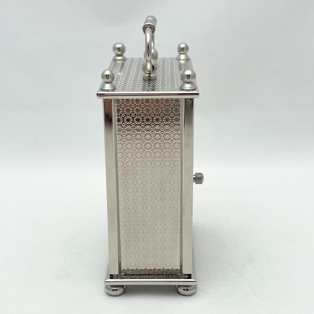 極美品】ザ・テラスホテルズ 置時計 シルバー 沖縄 ブセナテラス