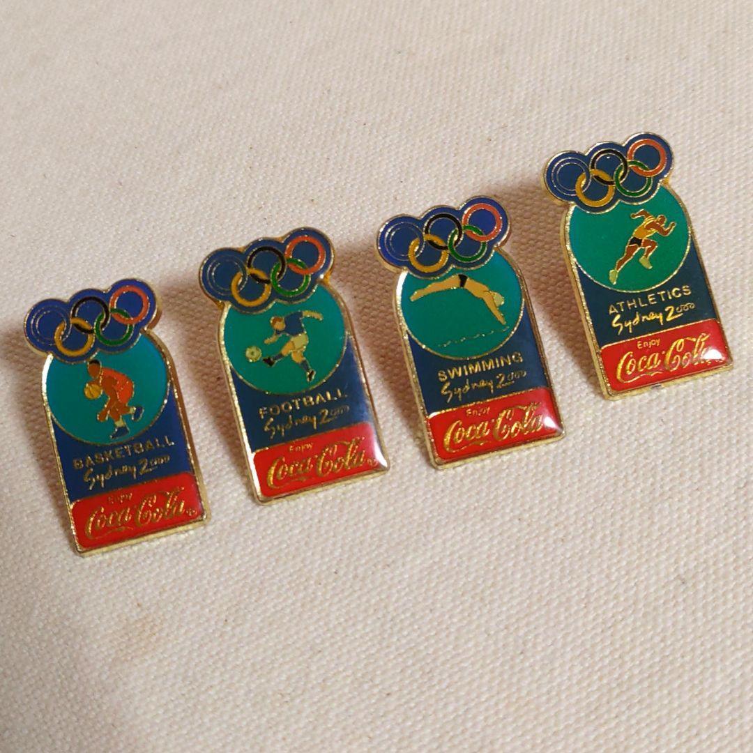 非売品】シドニーオリンピック コカ・コーラ ピンバッジ 7個セット