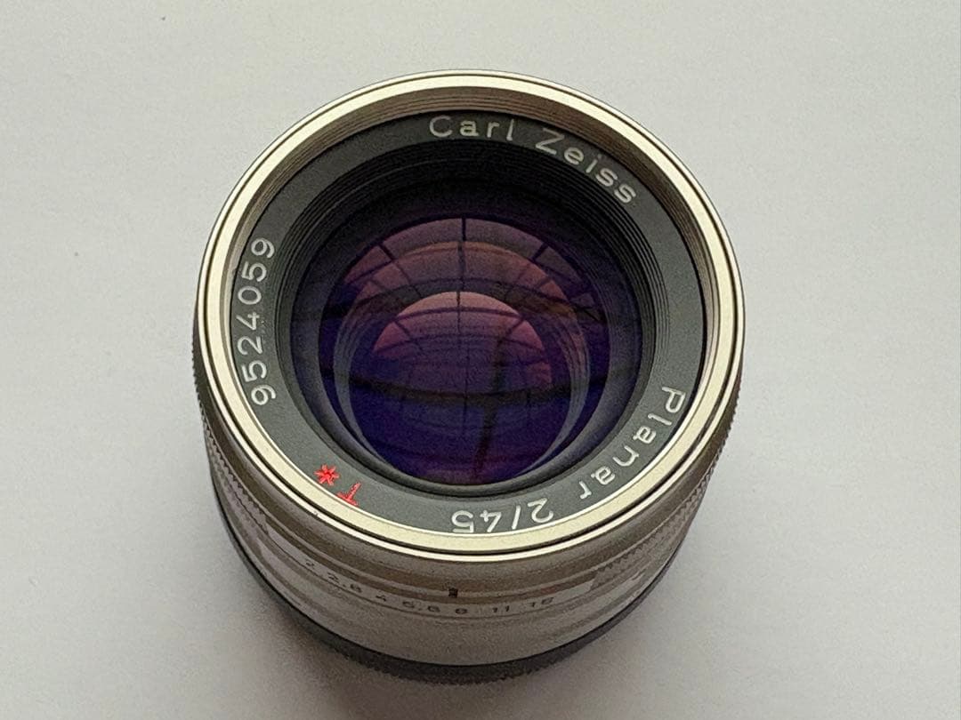 極上】Carl Zeiss T* Planar 2/45 単焦点レンズ