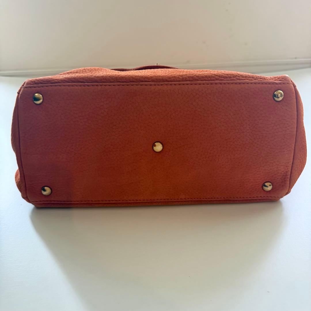 ザネラート ポスティーナ S オレンジ 2way ショルダーバッグ