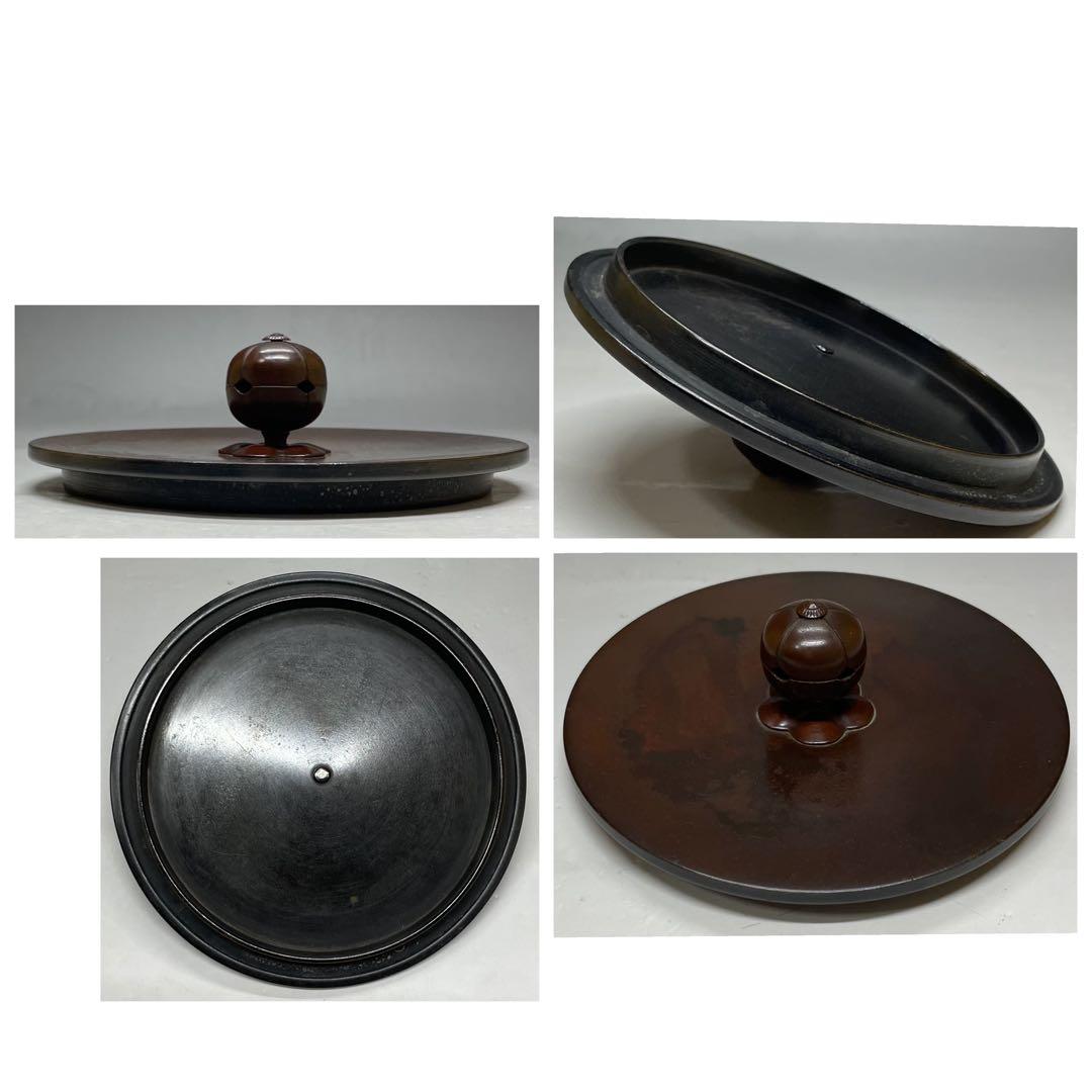 人間国宝 高橋敬典 真形釜 釜釻 共箱 T591