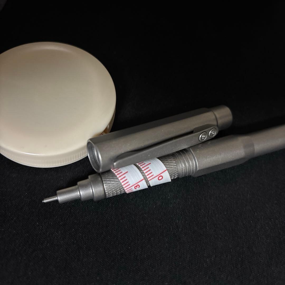 キャップ式 シャープペンシル 0.5mm チタン製