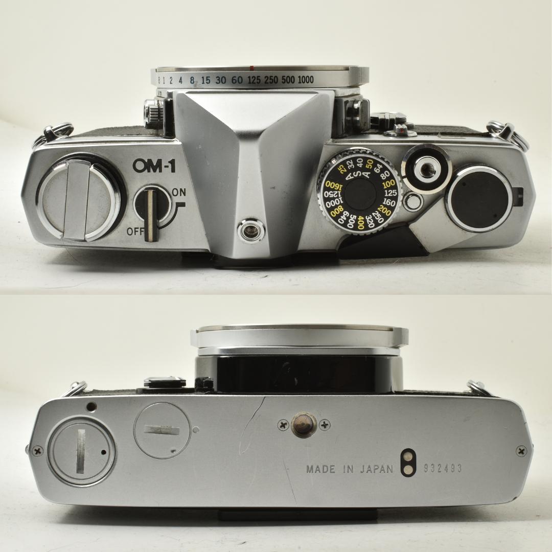 整備済 完動 Olympus OM-1 MD 50mm F1.8 露出計OK