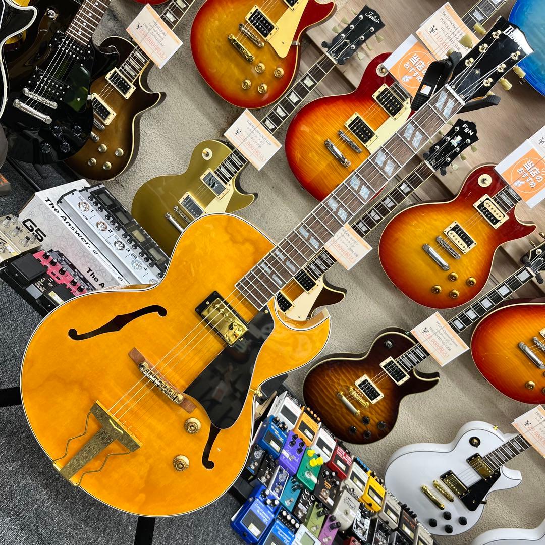 11529】Burny by FERNANDES RFA-75 フルアコ - メルカリ