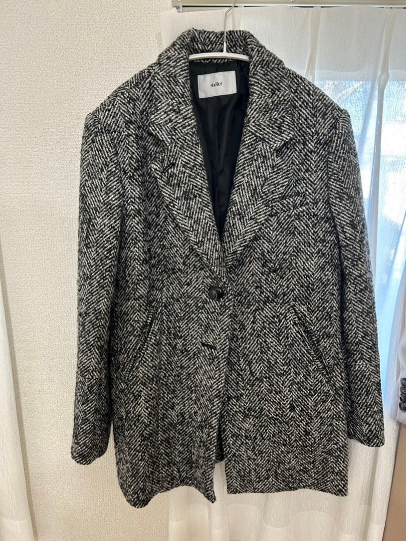 sheller シェリエ オーバーサイズジャケットコート アウター