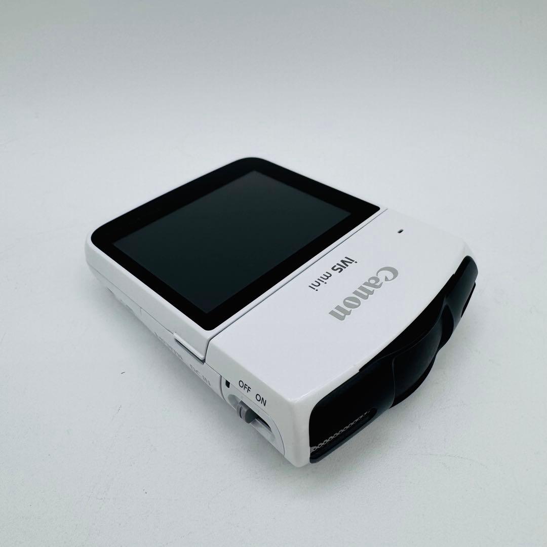 【美品】CANON IVIS mini ホワイト デジタルビデオカメラ