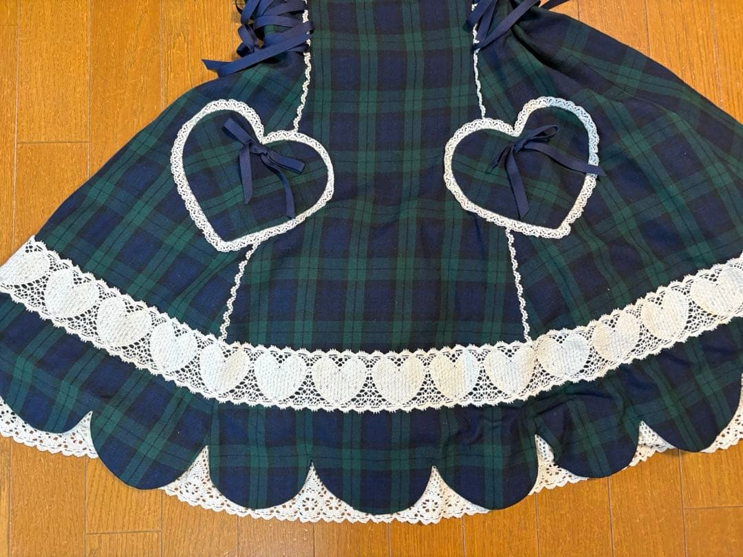 初期　Angelic Pretty ハートスカラップジャンパースカート