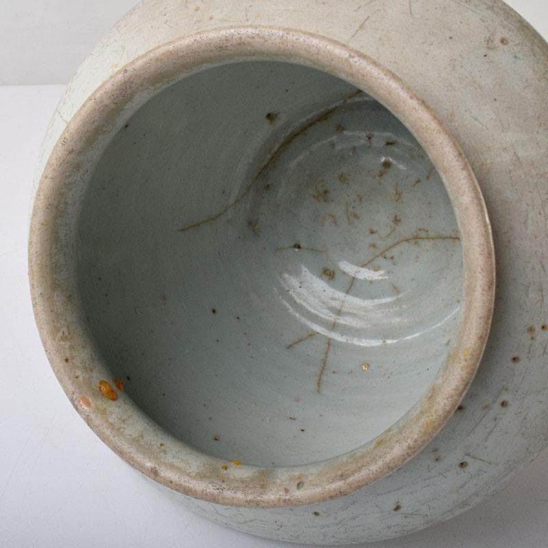 朝鮮美術 李朝 高麗白磁 壷 C R8595