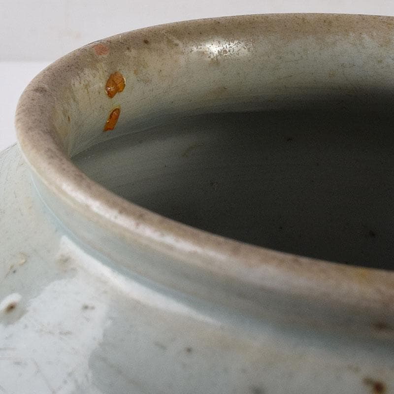 朝鮮美術 李朝 高麗白磁 壷 C R8595