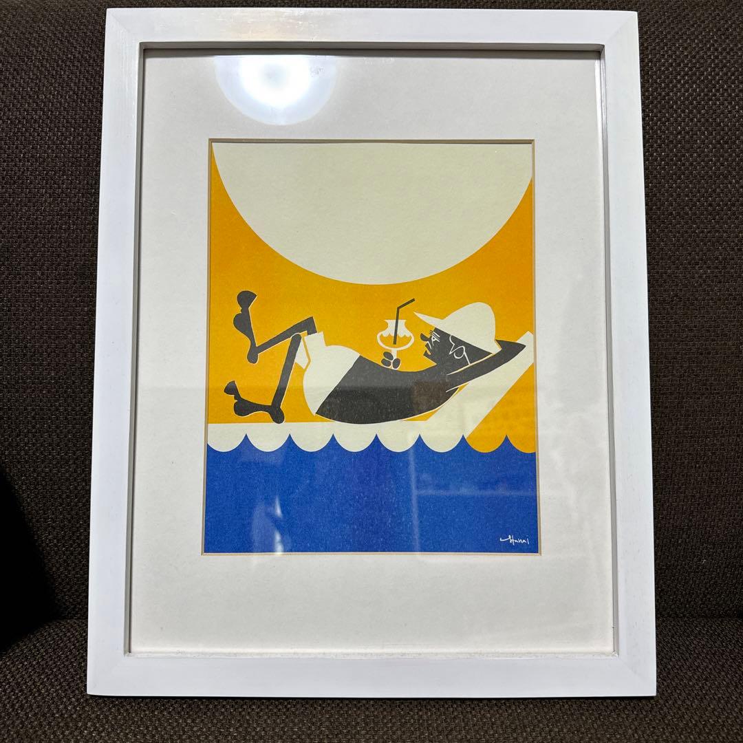 花井祐介 ポスター greenroom hanai yusuke 額付き