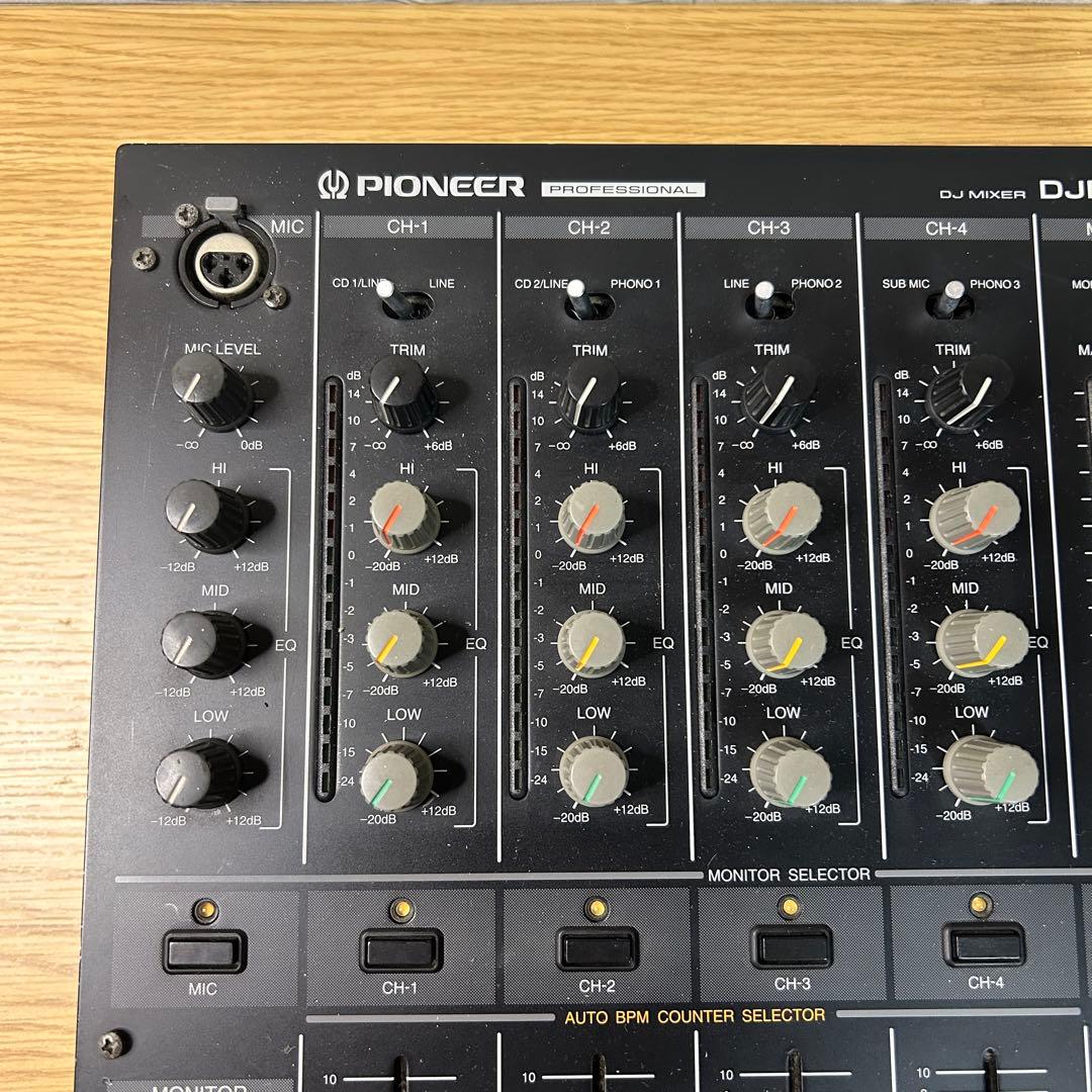 ジャンク】 PIONEER DJM-500 DJミキサー パイオニア Pioneer DJM-500