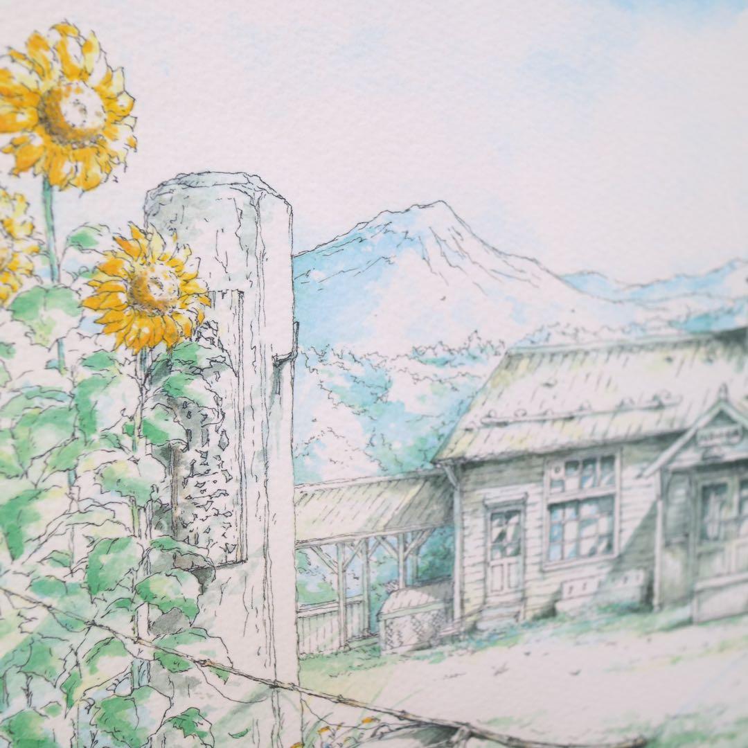 真作保証 内田新哉 少年時代 リトグラフ 版画 エディション 直筆サイン