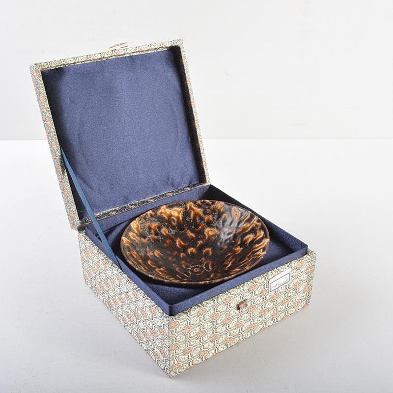 中国　元～明代　玳玻天目茶碗　V　R6276