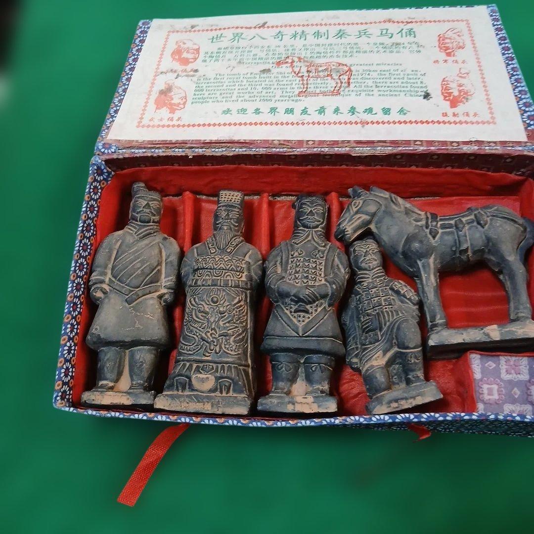 世界遺産、中国、兵馬俑の精密なレプリカ、五体セット - メルカリ