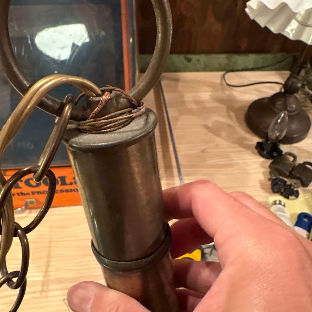 ヴィンテージ 6灯ペンダントライト アンティーク ミッドセンチュリー