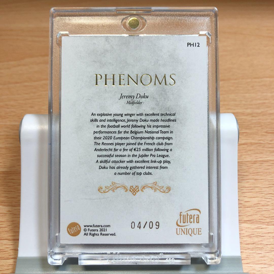 2021-22 Futera Unique 【Jeremy Doku】9枚限定