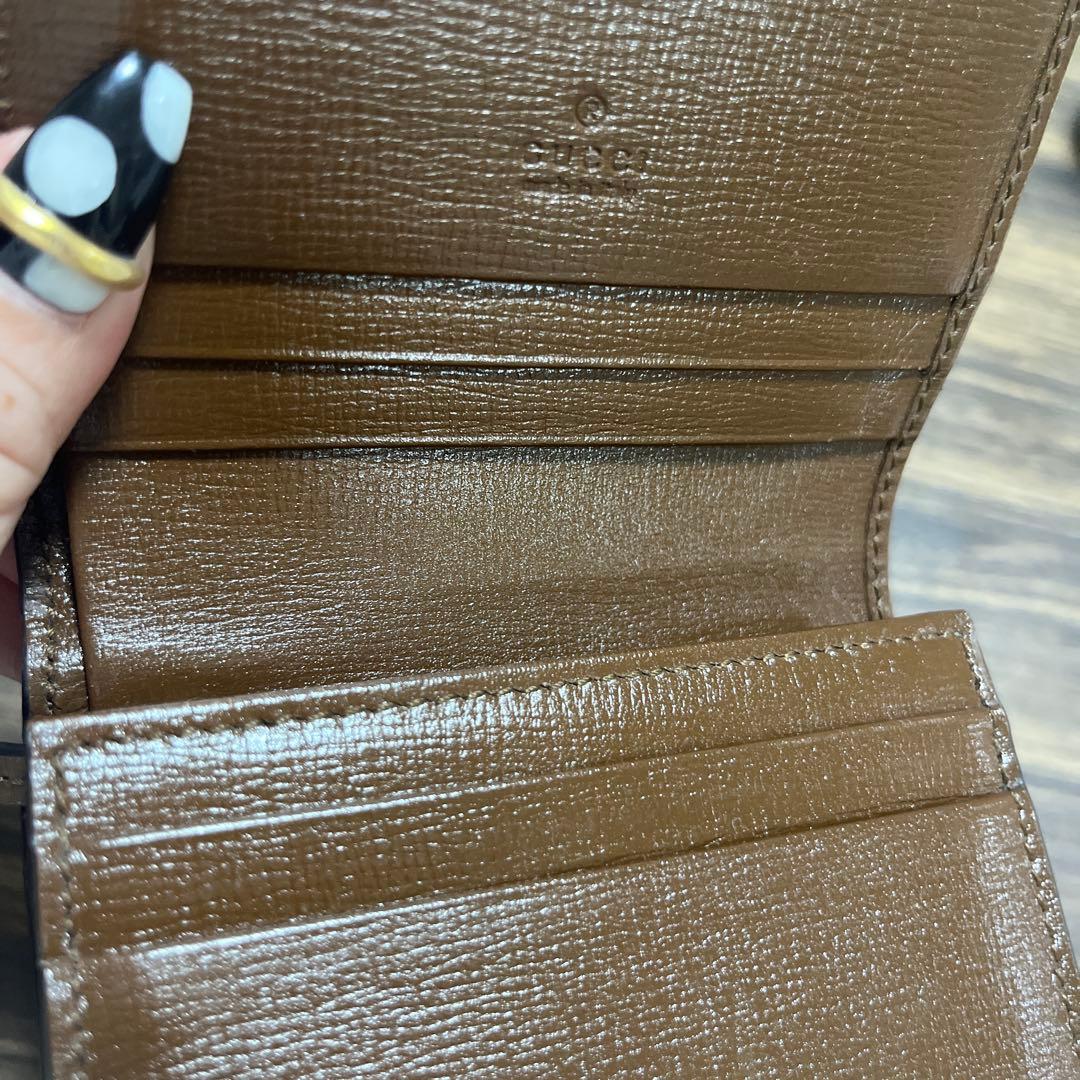 GUCCI ハート型 二つ折り財布　即日発送