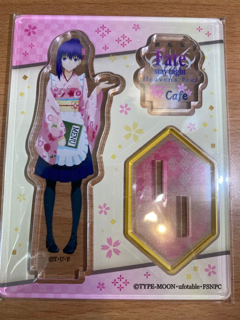 Fate stay night 桜cafe アクリルスタンド　セイバー　凛　桜