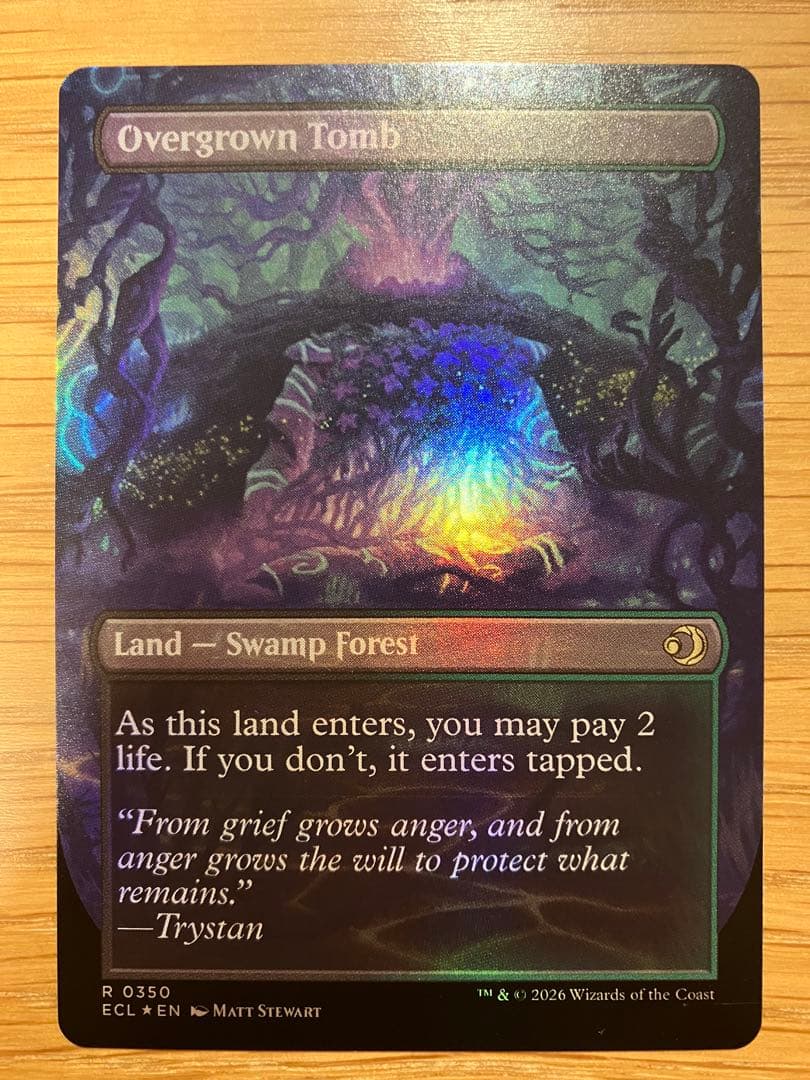 MTG 草むした墓　ボーダーレス　英語版　ECL　Foil 　2枚セット