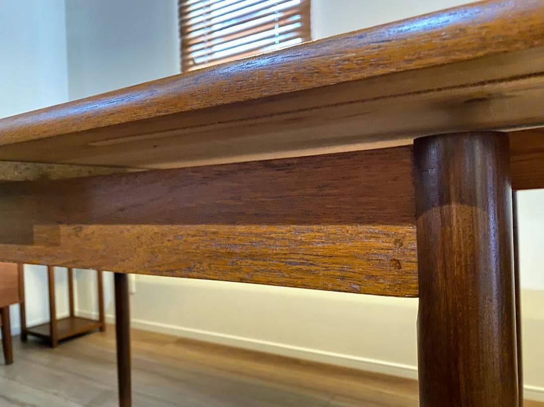 よっし〜 デンマーク製 チーク エクステンションテーブル 希少サイズ