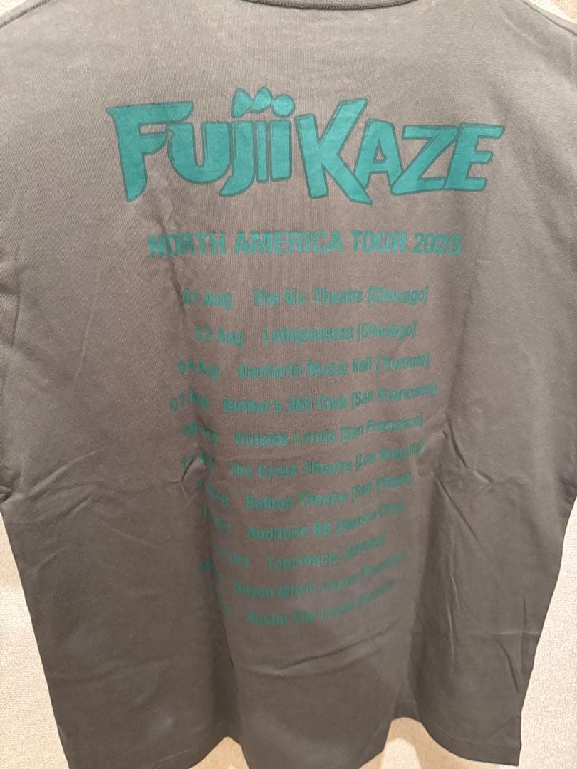 最終値下げ】藤井風 北米ツアー 2025 ライブTシャツ (L) - メルカリ
