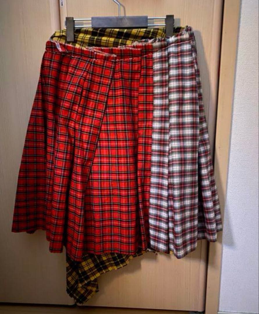 コムデギャルソン　スカート　パンク　グランジ　y2k