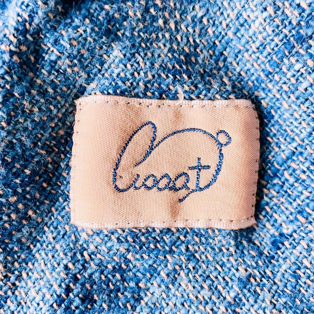 4335 うさとの服 usaato ムササビパンツ　サルエルパンツ　藍染め