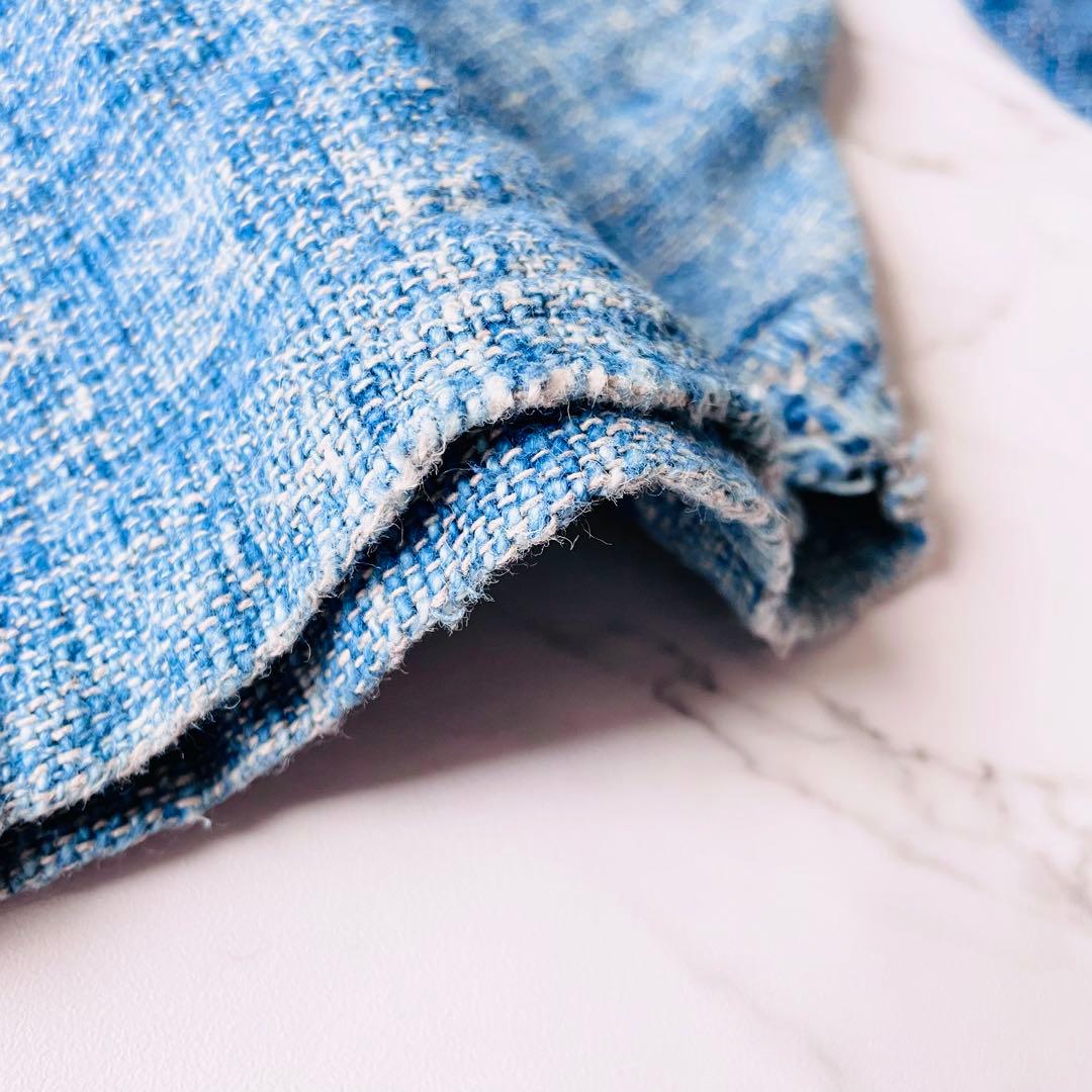 4335 うさとの服 usaato ムササビパンツ　サルエルパンツ　藍染め