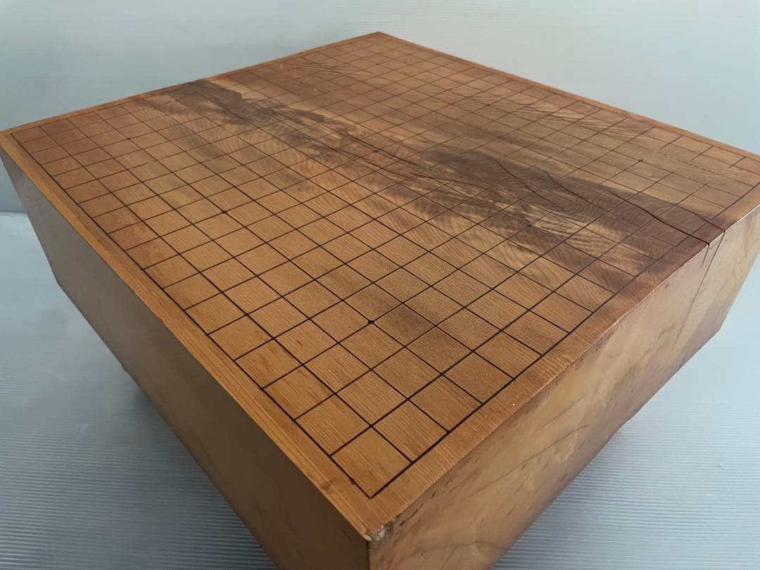 囲碁盤 碁盤 本榧 厚さ15.4cmへそ 脚付き