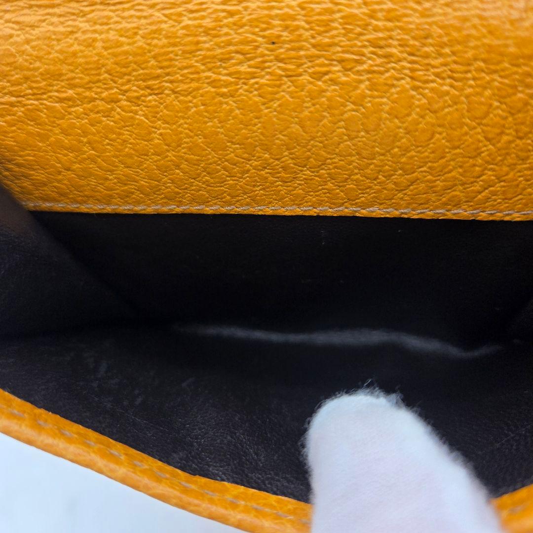 希少】 GUCCI グッチ 折り財布 財布 レザー バンブー イエ