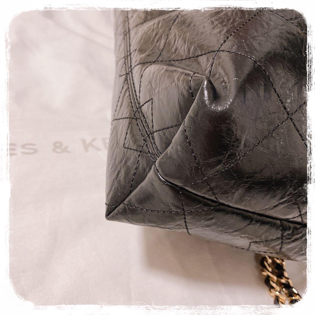 Charles & Keith duoチェーンハンドルツーウェイバックパック L