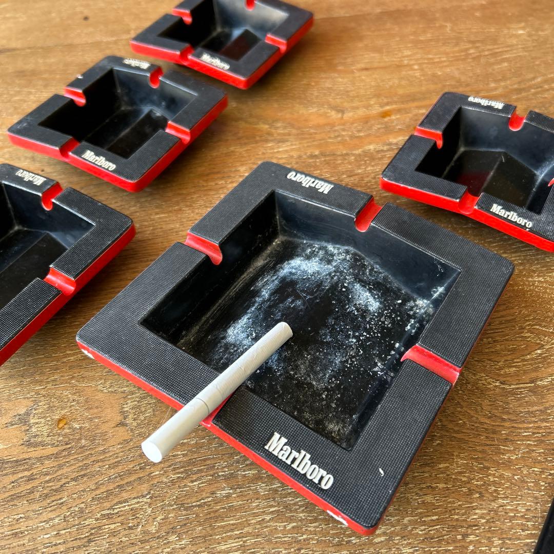 大・小5個】Marlboro マルボロ ノベルティ 非売品 マールボロ 灰皿